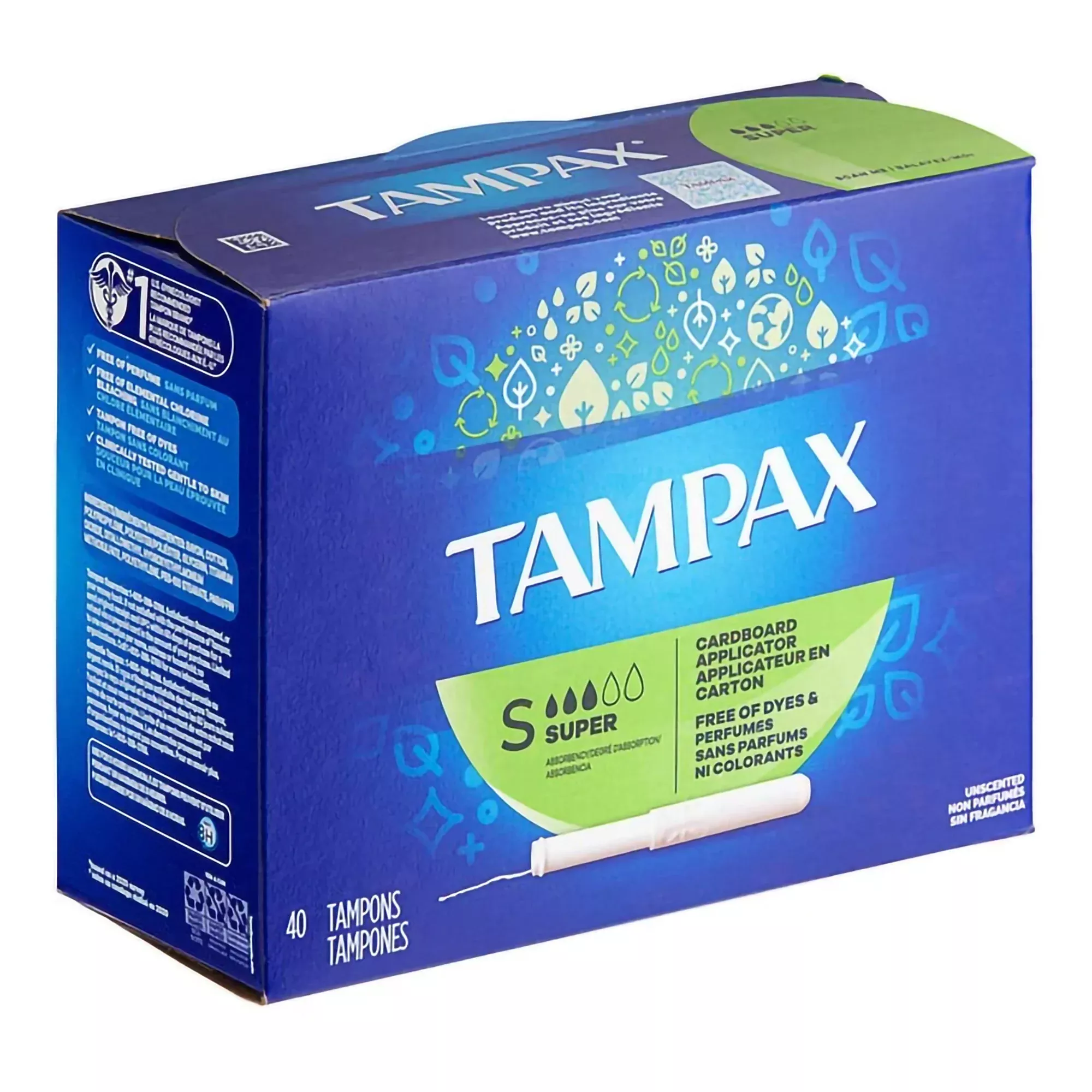 Tampax Super Absorbency Unscented Tampons