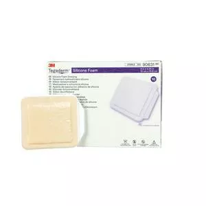 Tegaderm Silicone Foam Non-Bordered Dressing, 4" x 4.25"