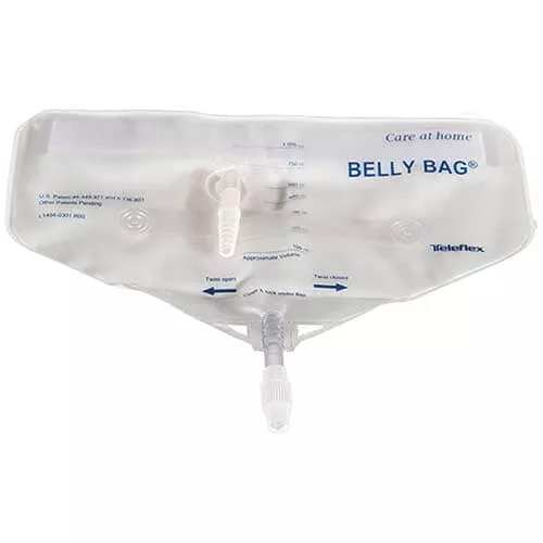 Teleflex Belly Drainage Bag with Waist Belt, 1000mL