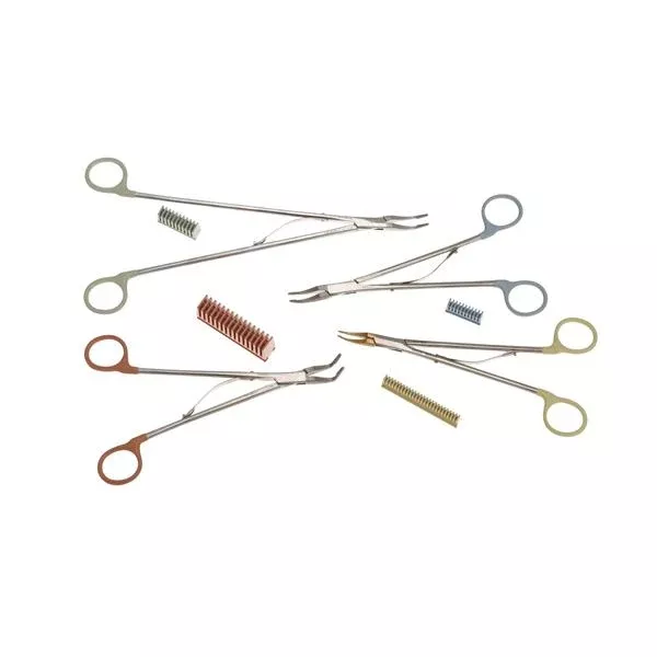Teleflex Medical Appliers Ligating Clip Weck Hemoclip 7-3/4" Curved Ea
