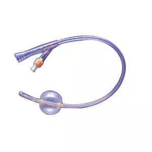 Teleflex Medical Inc Soft Simplastic 2-Way Foley Catheter 24Fr 30cc Balloon Capacity, Couvelaire Tip, Color Coded, Sterile