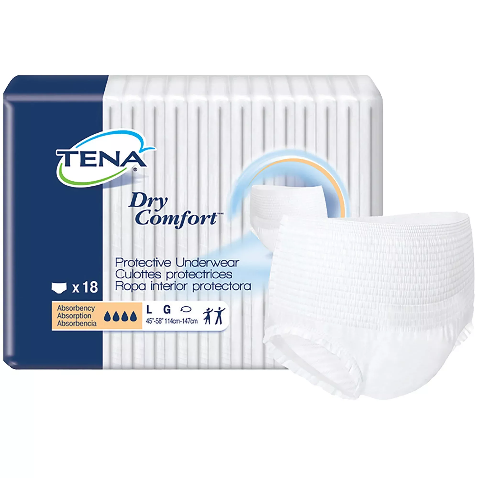 Tena Dry Comfort™ Absorbent Underwear, Large