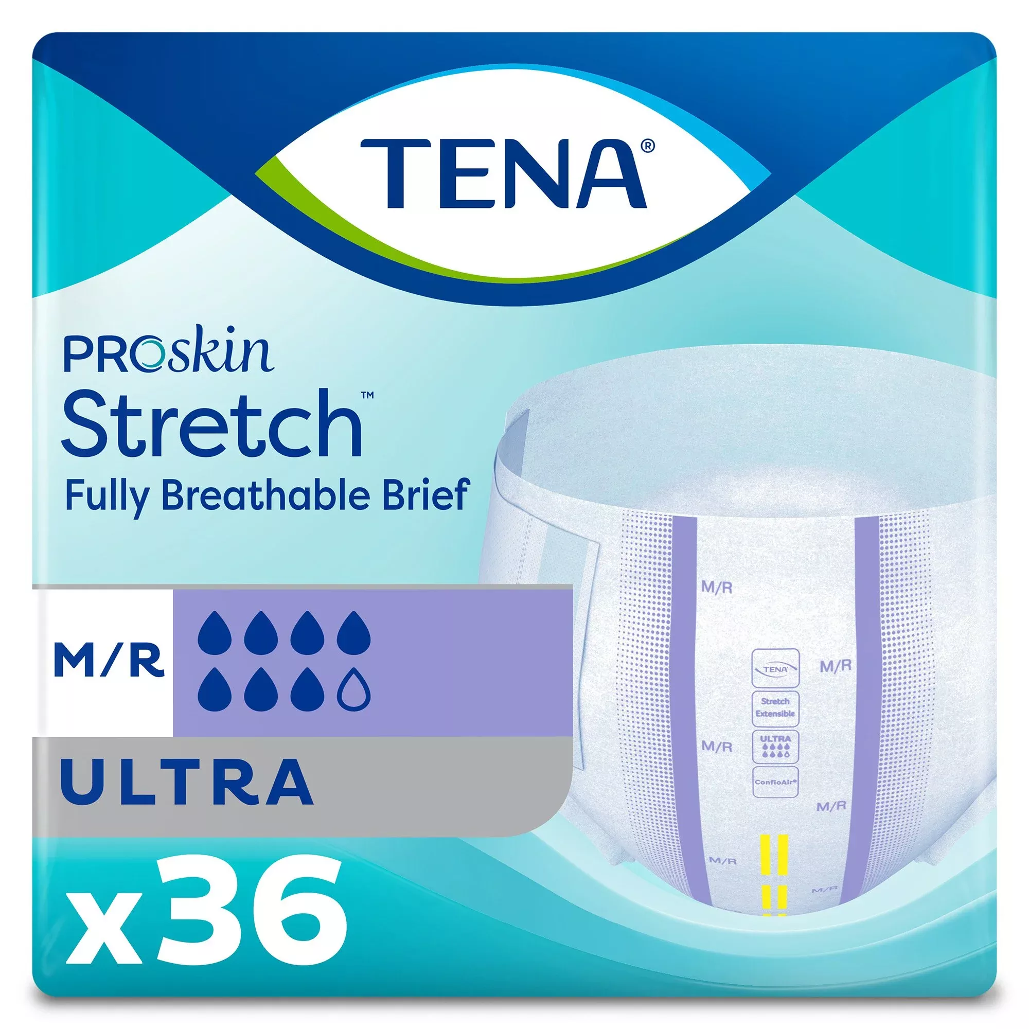 Tena ProSkin Stretch™ Ultra Incontinence Brief, Medium