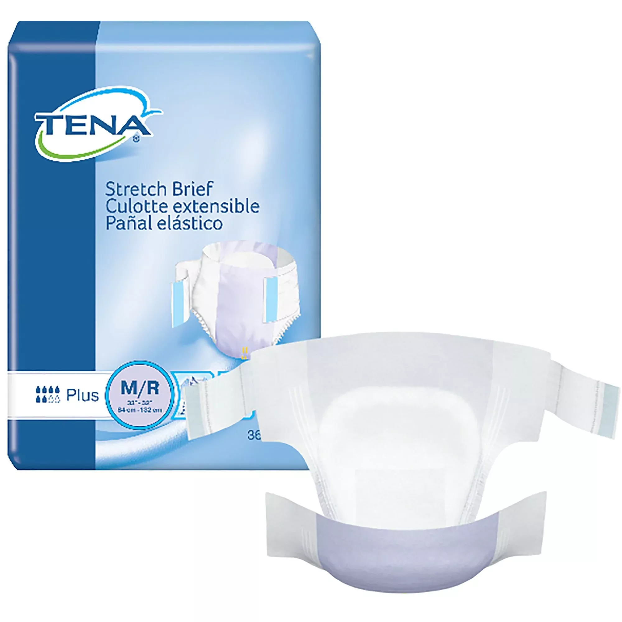 Tena Stretch™ Plus Incontinence Brief, Medium