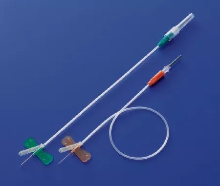 Terumo Medical Surshield™ Blood Collection Set 23 Gauge 3/4 Inch Needle Length Safety Needle 12 Inch Tubing Sterile - M-455300-3298 - Box of 50