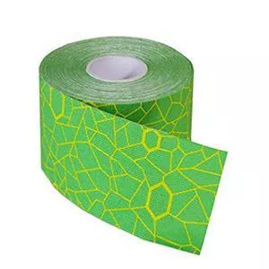 Theraband Kinesiology Tape, Pre-cut Roll, Green/Yellow, 2" x 16.4"