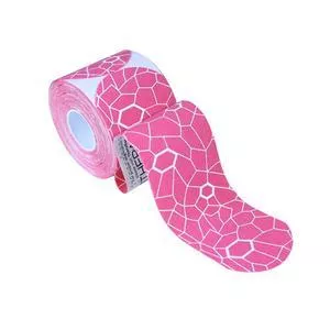 Theraband Kinesiology Tape, Pre-cut Roll, Pink/White, 2" x 16.4"