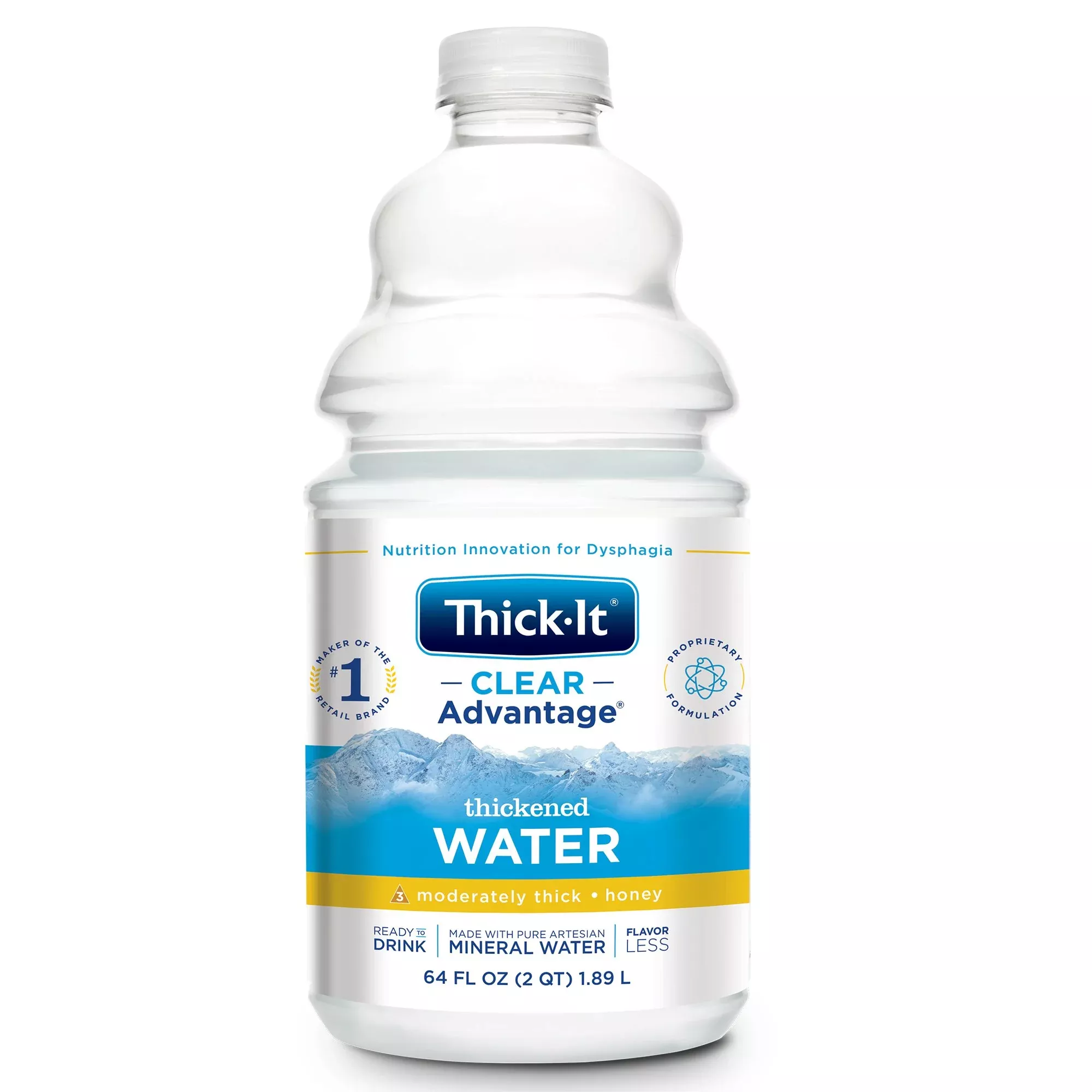 Thick-It Clear Advantage Honey Consistency Thickened Water, 64-ounce Bottle