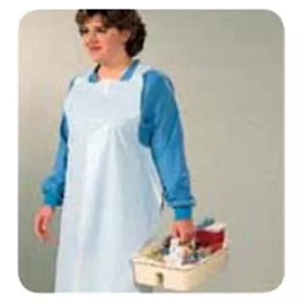 Tidi ProductsApron Heavy 28 in x 46 in White 500/Ca