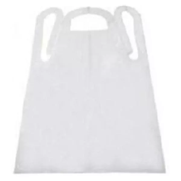 Tidi ProductsApronette Polyester FoodCare Unisex White 28x46 LF Adlt 500/Ca