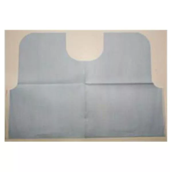 Tidi ProductsBib EveryDay Endo/Prophy 29 in x 21 in Blue Tissue / Poly 100/Ca