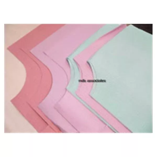 Tidi ProductsBib EveryDay Endo/Prophy 29 in x 21 in Mauve Tissue / Poly 100/Ca