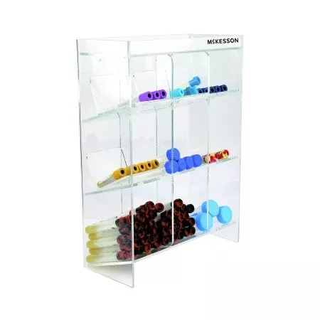 Tiered Tube Organizer McKesson 9 Place Clear 5-1/2 X 11-1/2 X 16 Inch - M-883766-4140 - Each