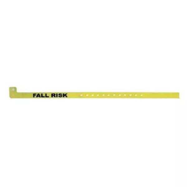 TimeMed a Div of PDC Alert Wristband Fall Risk Vinyl Yellow Adult / Pediatric 500/Ca