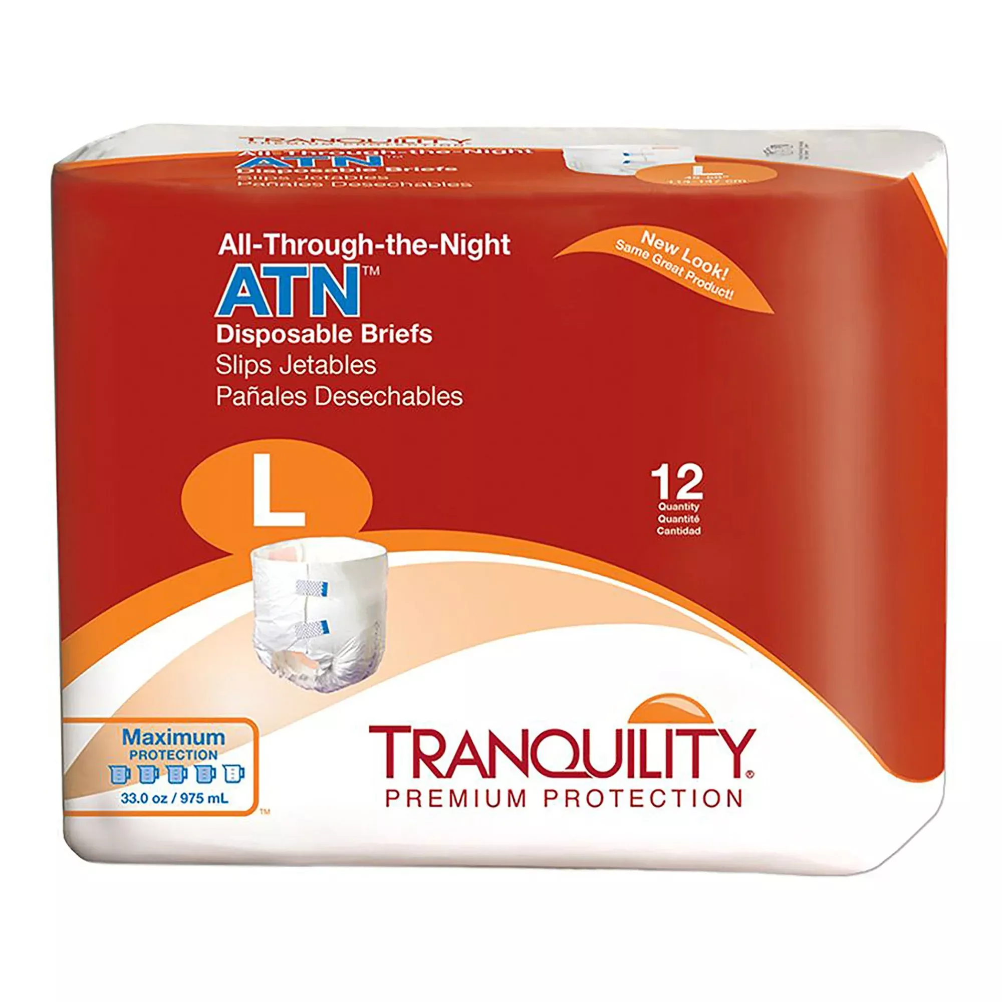 Tranquility ATN Incontinence Brief, Large