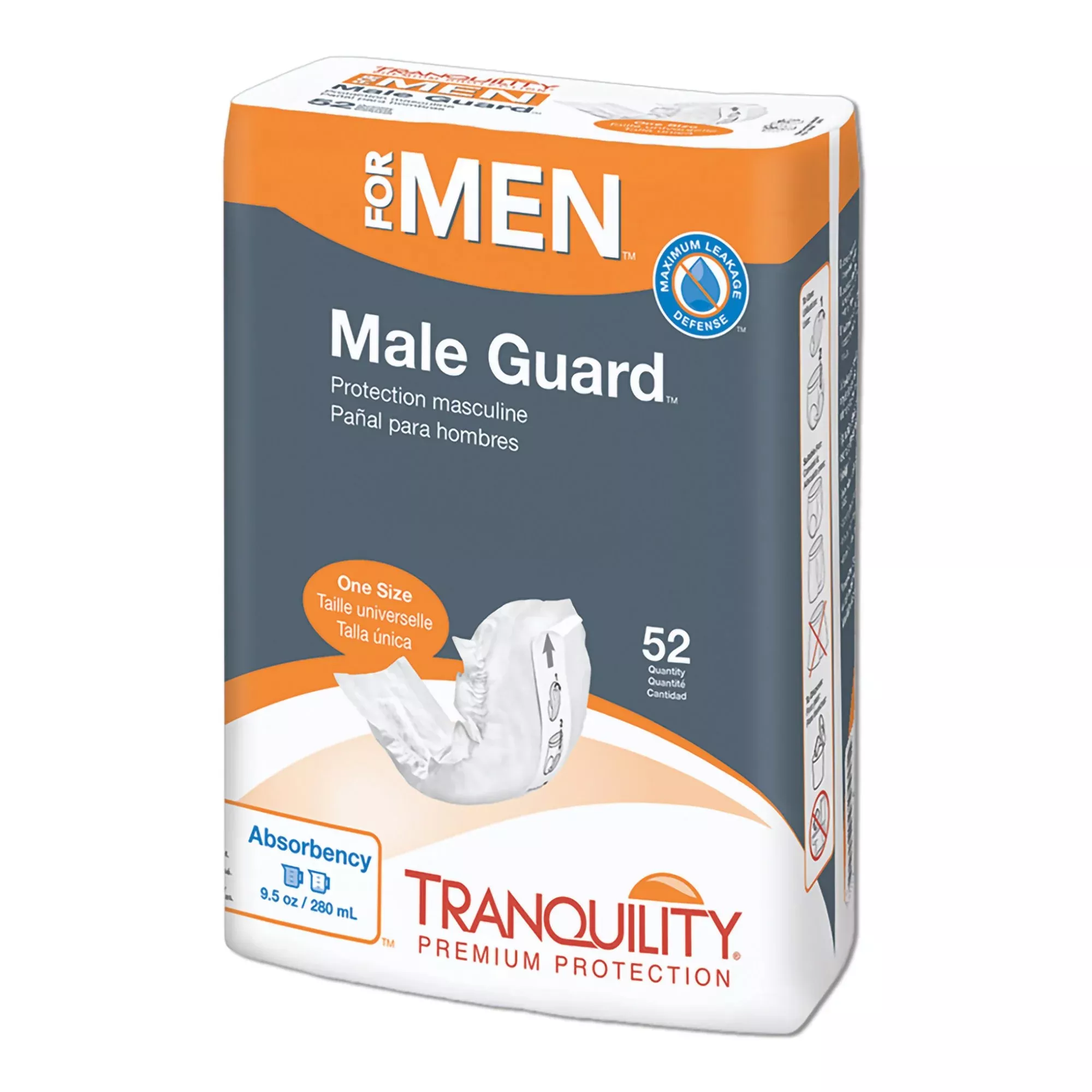 Tranquility Male Guard™ Bladder Control Pad, 12¼-Inch Length