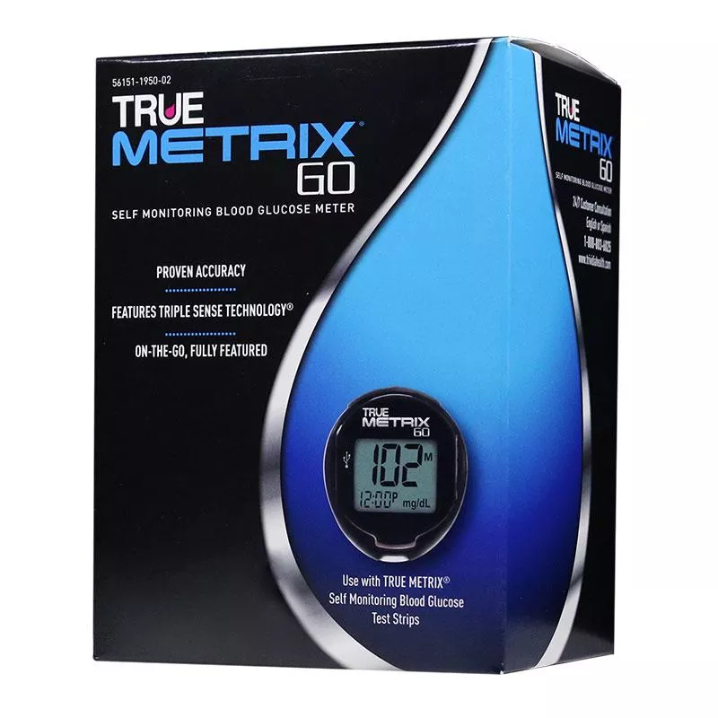 Trividia TRUE Metrix Go Blood Glucose Test Meter Kit