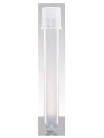 Troy Biologicals Falcon Test Tube Round Bottom Plain 17 X 100 mm 14 mL Without Color Coding Snap Cap Polystyrene Tube - M-915060-3895 - Box of 25