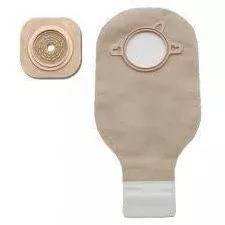 Two-Piece Rubber Drain Pouch Flesh AA Machine Seam 9" x 8 Ounce, Small