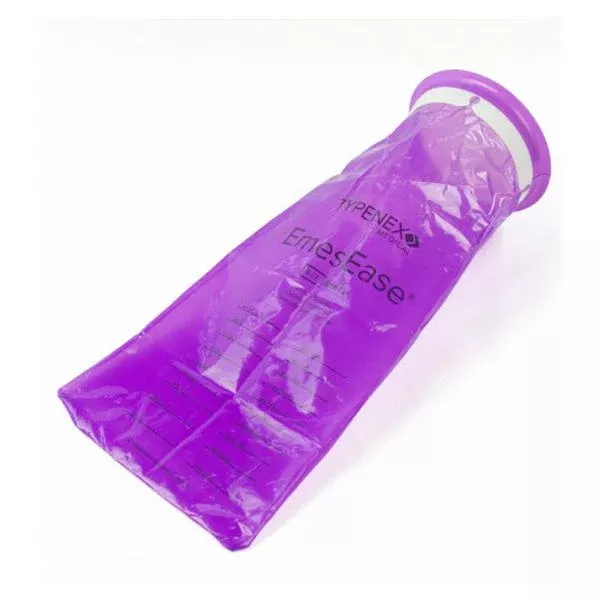 Typenex Bag Emesis Plastic Purple 144/Ca