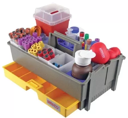 United Products & Instruments Phlebotomy Tray Flexi-Phleb™ 5 Accessory Bins, 9 W X 6 D X 14 H Inch - M-793796-2894 - Each