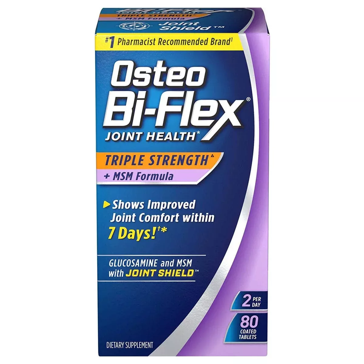 US Nutrition Osteo Bi-Flex Triple Strength Dietary Supplement, Coated Tablet