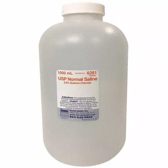 USP Normal Sterile Saline Screw Top Container 1000mL