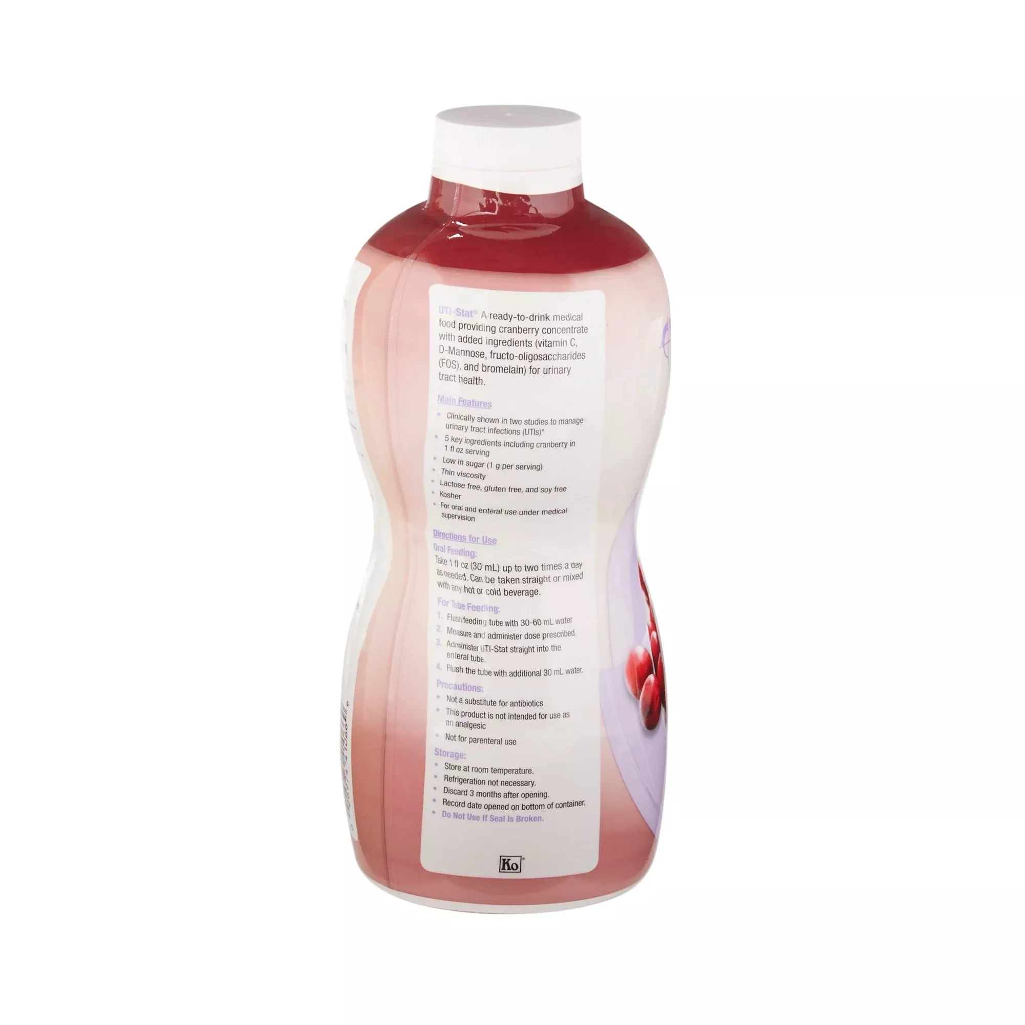 UTI-Stat Cranberry Urinary Tract Complex, 30-ounce bottle