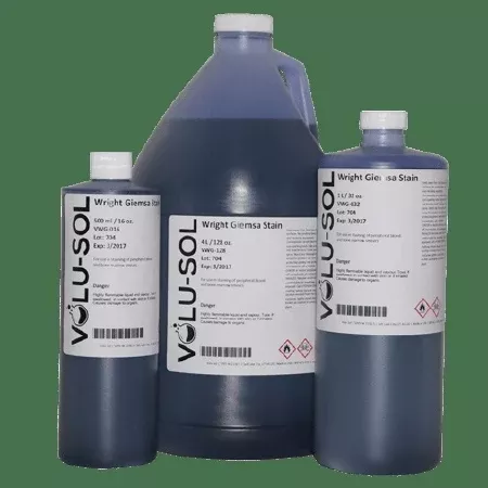 Volusol Inc STAIN KIT, WRIGHT-GIEMSA 32OZ (12/CS) - M-970663-3828 - Case of 12