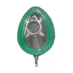 Vyaire BreathTech Anesthesia Face Mask, Elongated Style, Adult, Medium, without Strap
