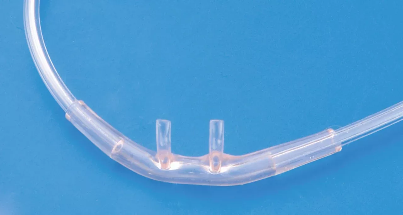 Vyaire Nasal Cushion Cannula with U/Connect-It Tubing, Adult, 25'