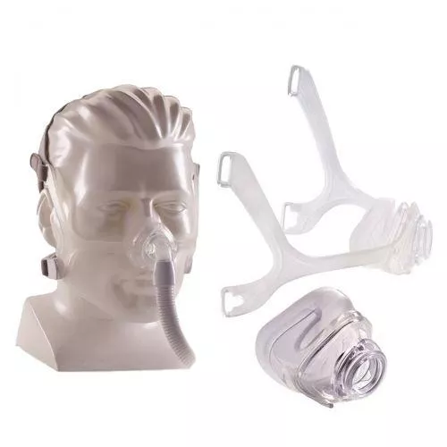 Wisp Nasal Mask with Clear Frame and Headgear, Large