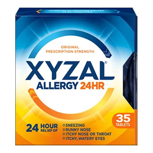 Xyzal 24 Hour Allergy Medicine 35 ct