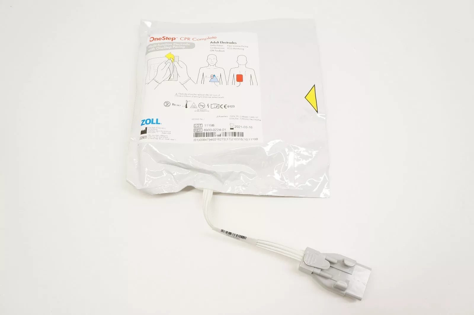 ZOLL 8900-0224-01 OneStep CPR Complete Multi-Function Electrode (x)